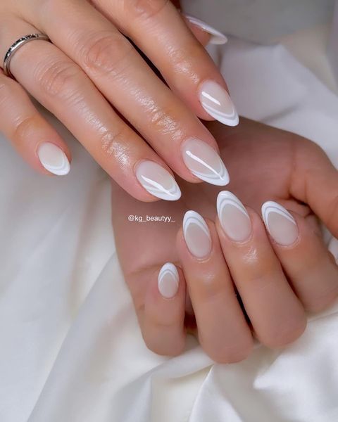 Plain White French Tips