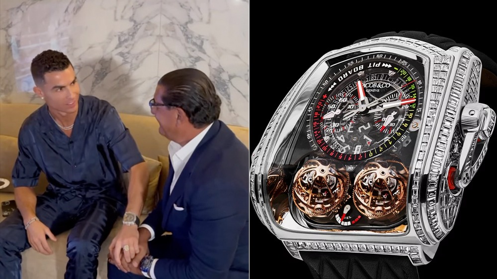 Admire the masterpiece watch worth 2 million USD that Ronaldo just received