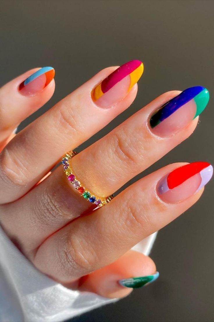 27 Enchanting Rainbow Nail Art Designs To Bring You Joy - 207