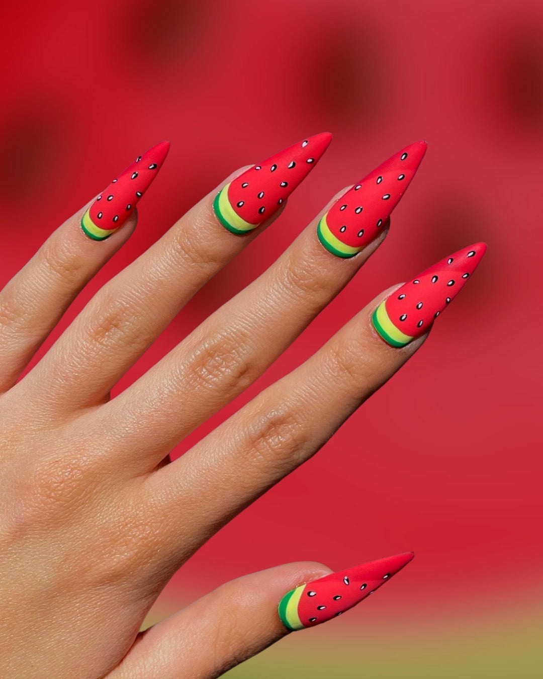 Watermelon Slices – Pamper Nail Gallery