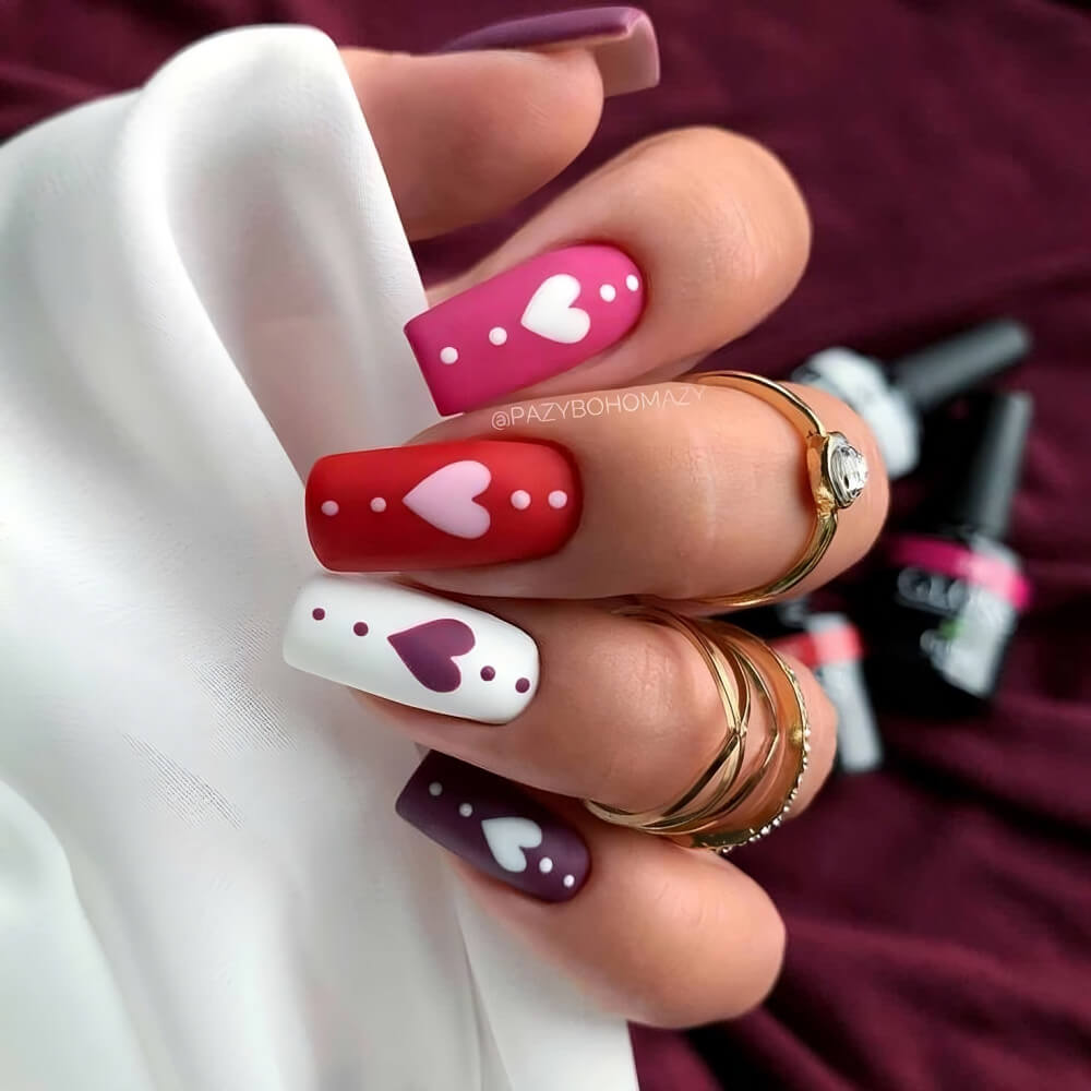 30 Heart Nail Designs To Make Your Fingers Pretty All Year Long