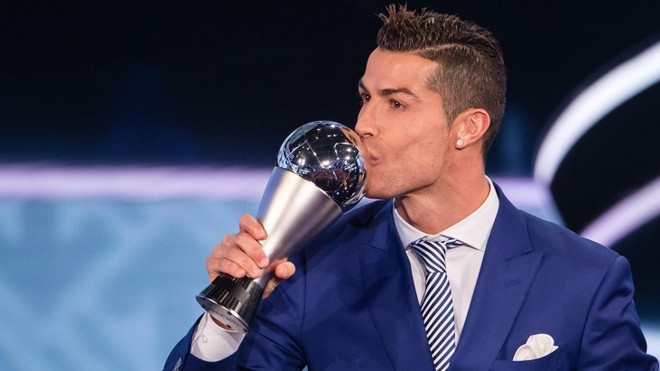 Ronaldo từng 2 lần giành giải The Best