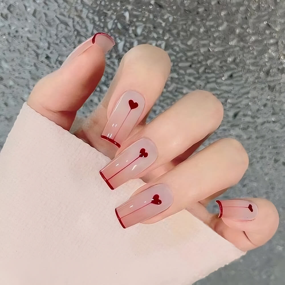 30 Heart Nail Designs To Make Your Fingers Pretty All Year Long