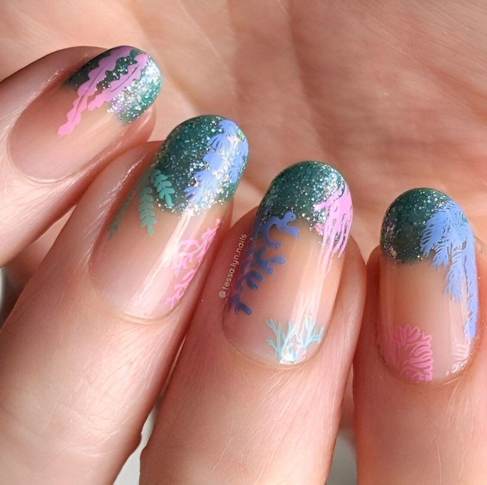 25 Breathtaking Ocean Nail Designs For A Stylish Summer - 181