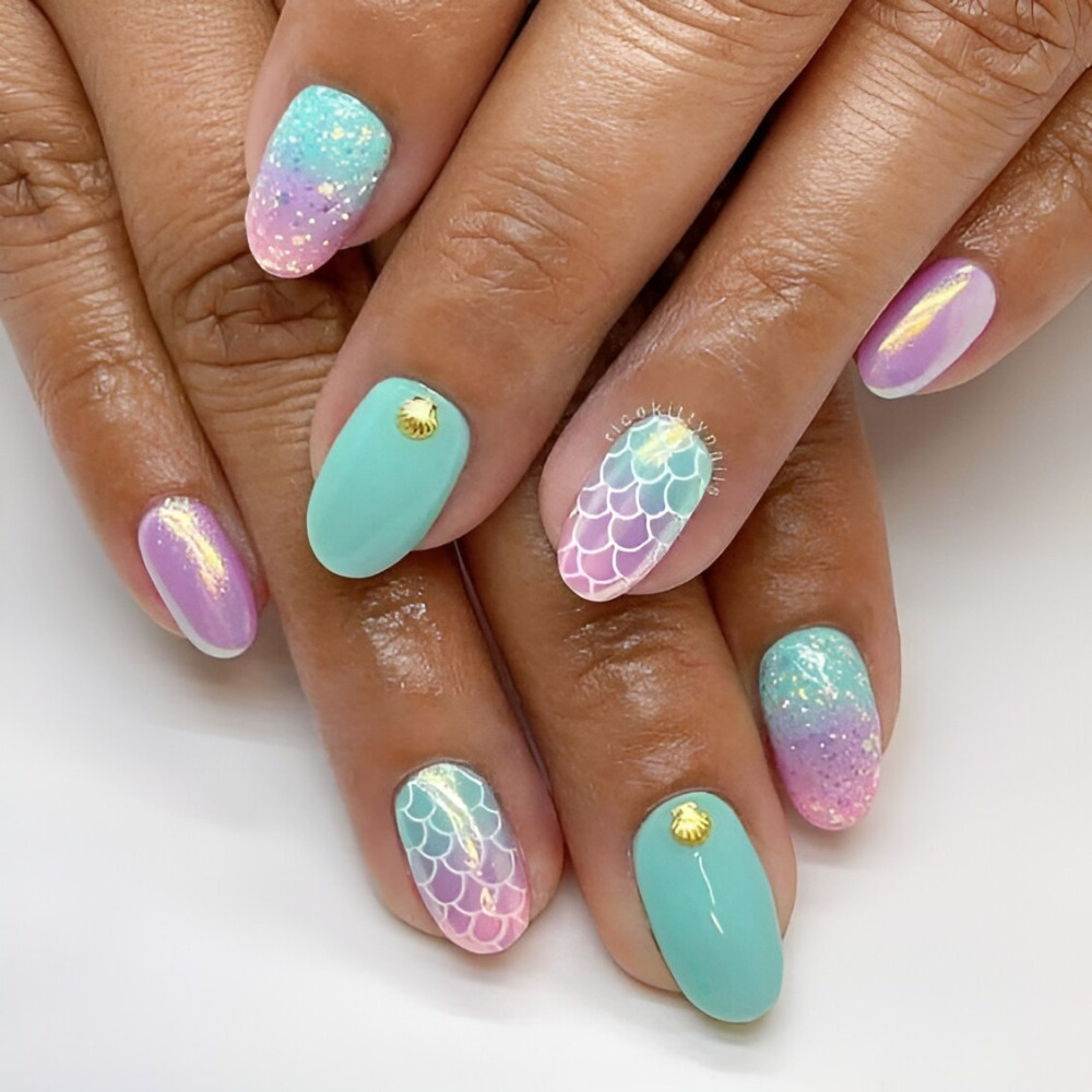 25 Breathtaking Ocean Nail Designs For A Stylish Summer - 187