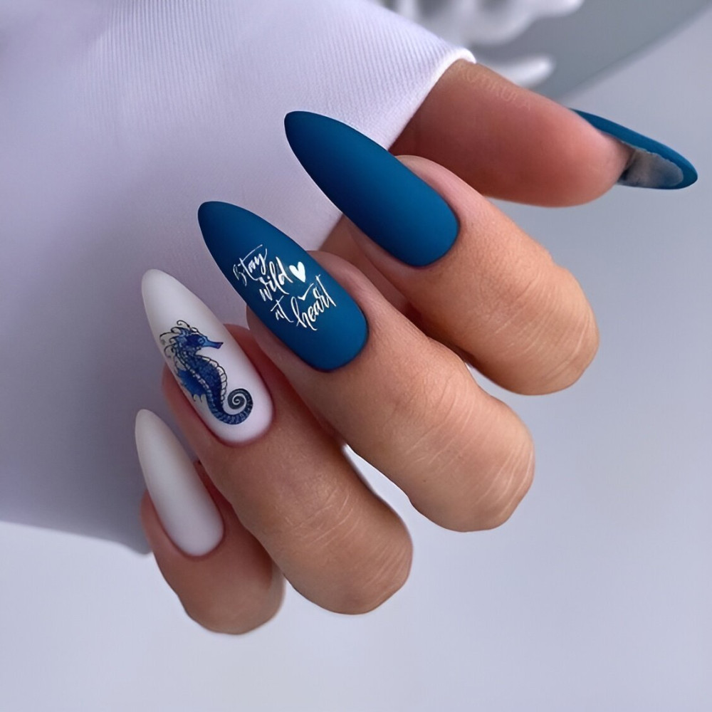 25 Breathtaking Ocean Nail Designs For A Stylish Summer - 191