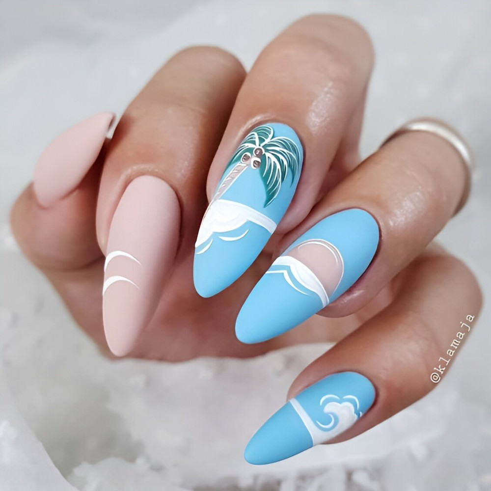 25 Breathtaking Ocean Nail Designs For A Stylish Summer - 197