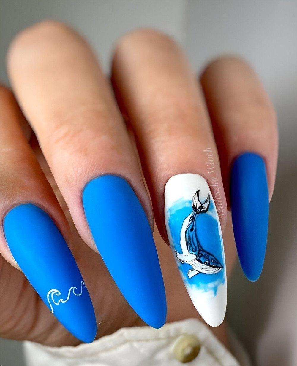 25 Breathtaking Ocean Nail Designs For A Stylish Summer - 199