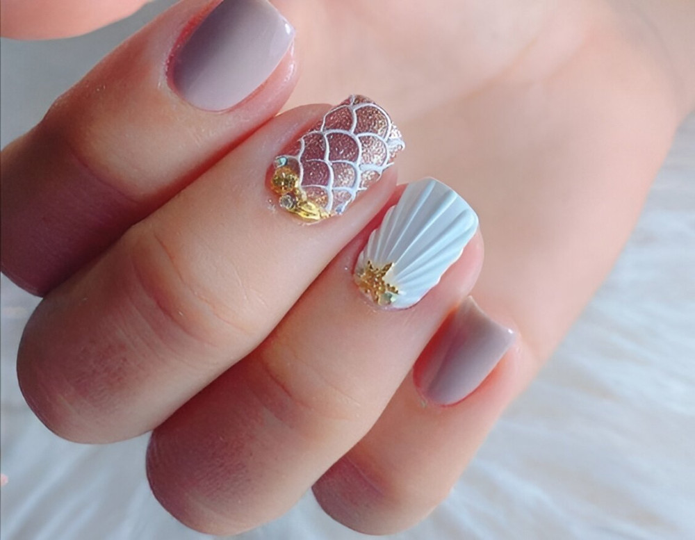 25 Breathtaking Ocean Nail Designs For A Stylish Summer - 171