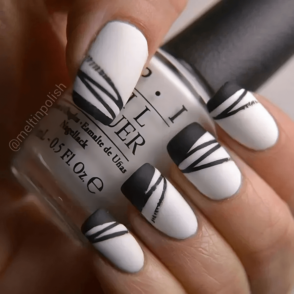 30 Black And White Nails That Are A Huge Hit Right Now - 239