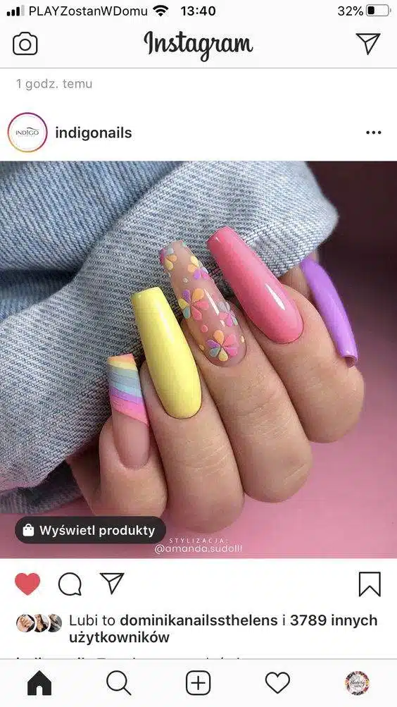 30 Dreamy Nail Designs For The Prettiest Girls - 213