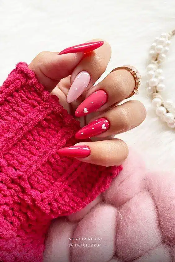 30 Hot Pink Nail Designs To Get On The Barbiecore Trend - 215