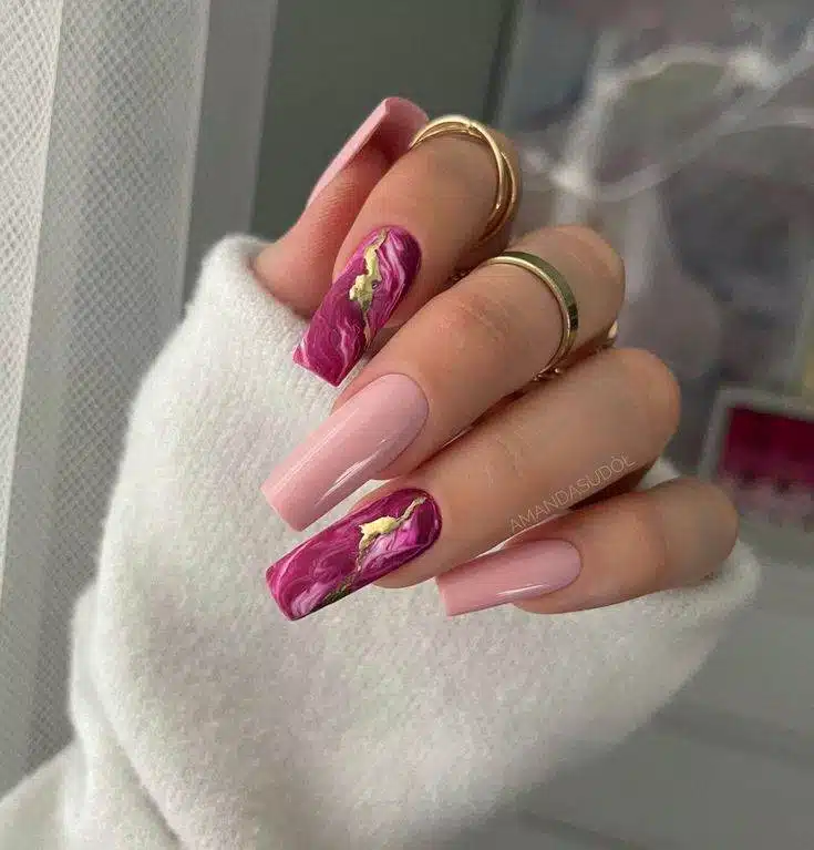 30 Hot Pink Nail Designs To Get On The Barbiecore Trend - 217