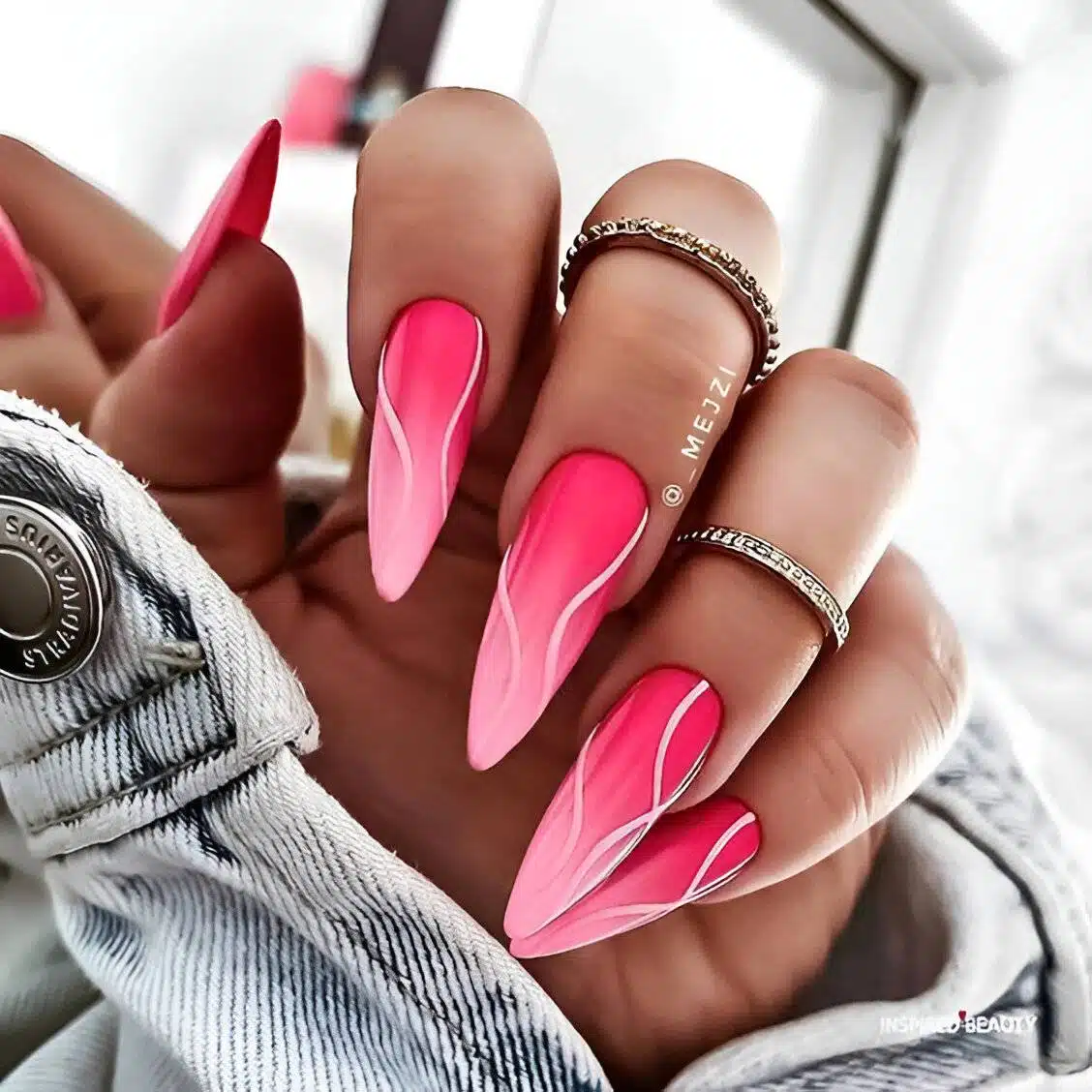 30 Hot Pink Nail Designs To Get On The Barbiecore Trend - 227