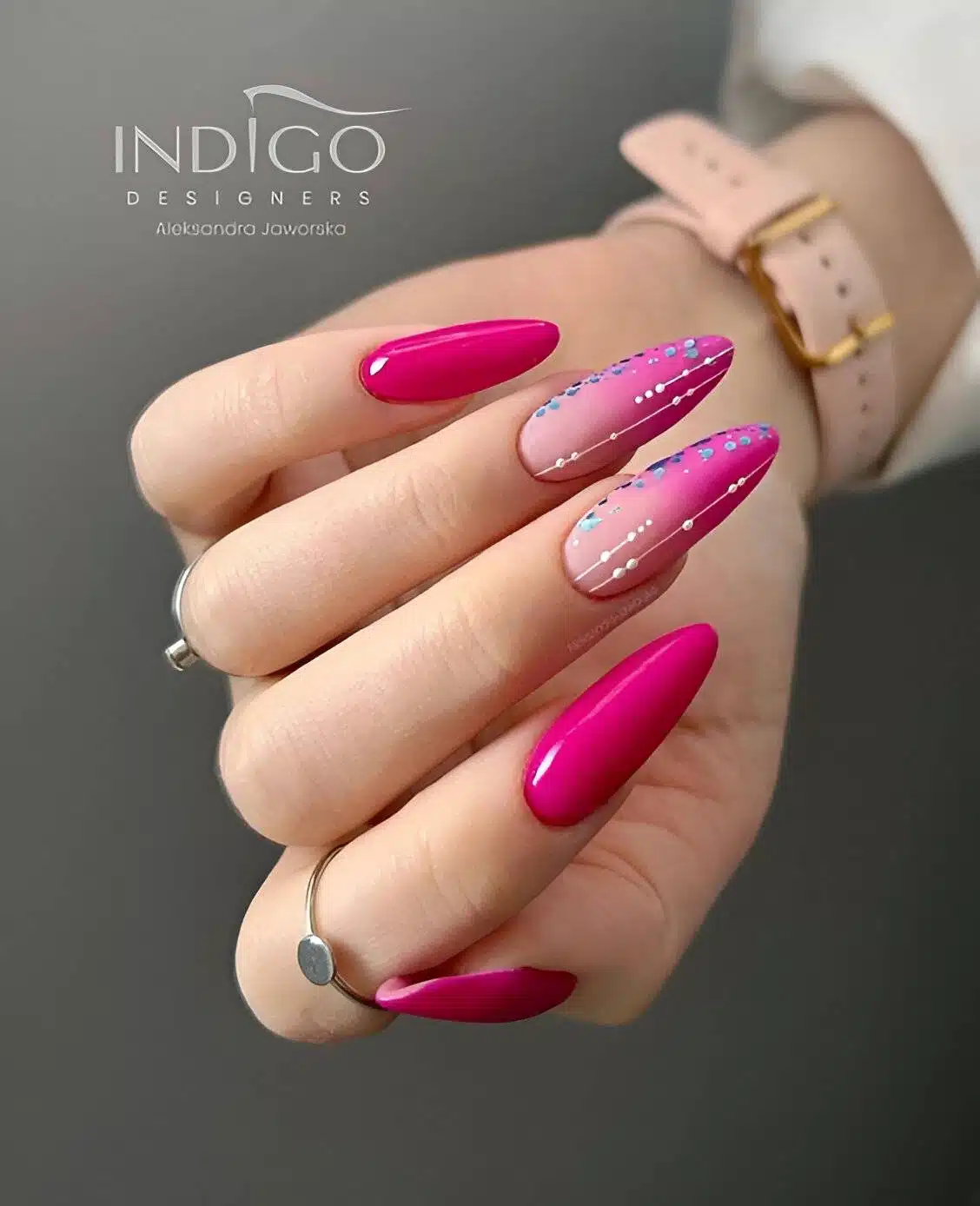 30 Hot Pink Nail Designs To Get On The Barbiecore Trend - 239