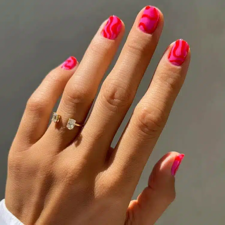 30 Hot Pink Nail Designs To Get On The Barbiecore Trend - 199