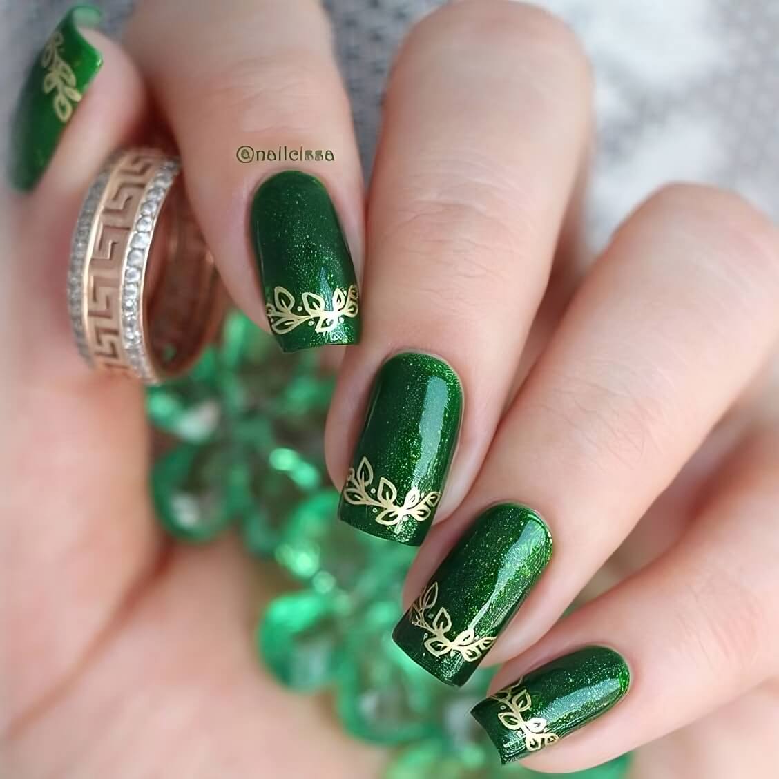 30 St. Patrick’s Day Nail Ideas That Will Bring You A Jolly Holiday - 215