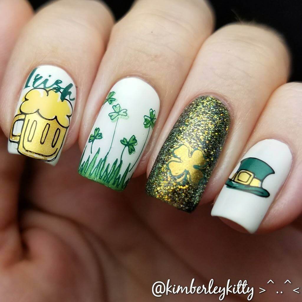 30 St. Patrick’s Day Nail Ideas That Will Bring You A Jolly Holiday - 197