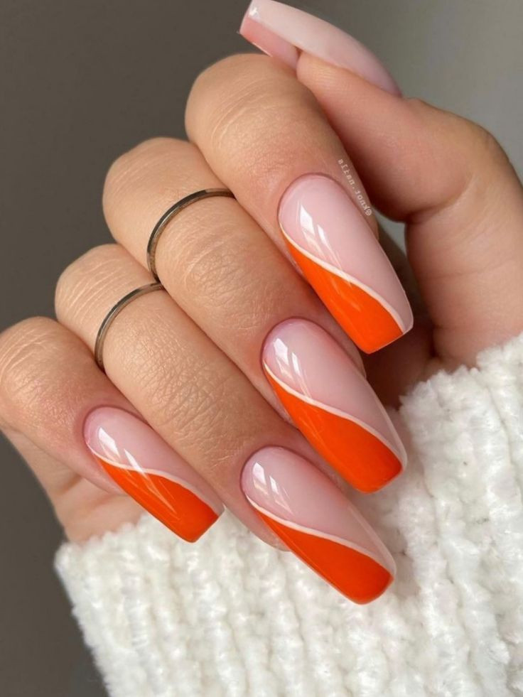 30 Stunning Burnt Orange Nails For A Gorgeous Season - 227