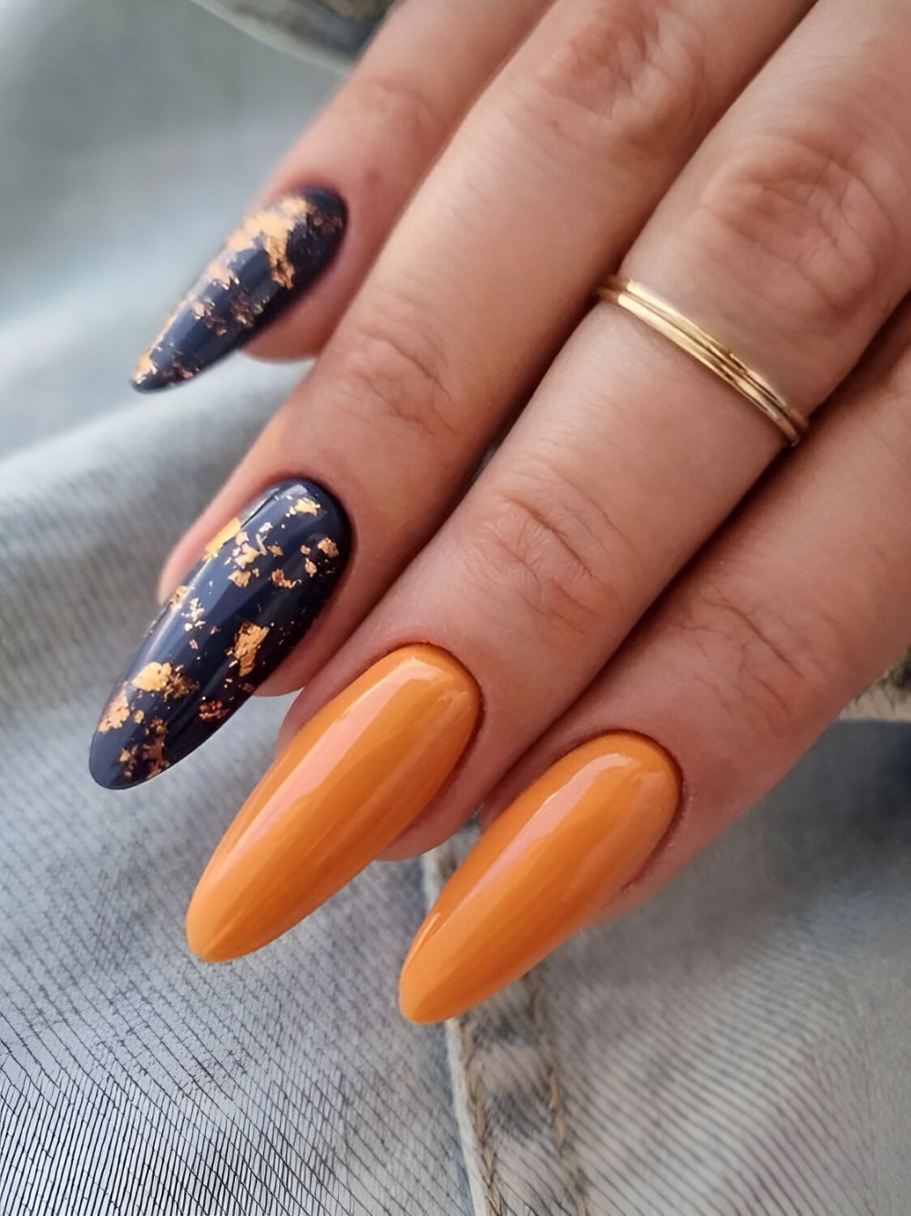 30 Stunning Burnt Orange Nails For A Gorgeous Season - 195