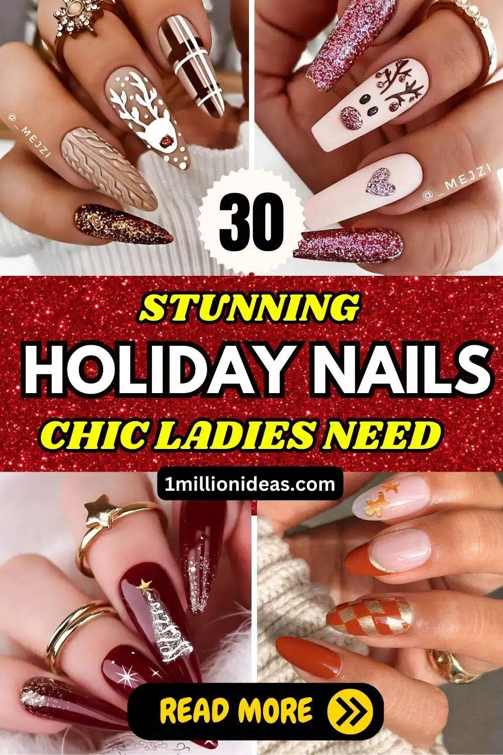 30 Stunning Holiday Nails No Chic Lady Should Miss - 37