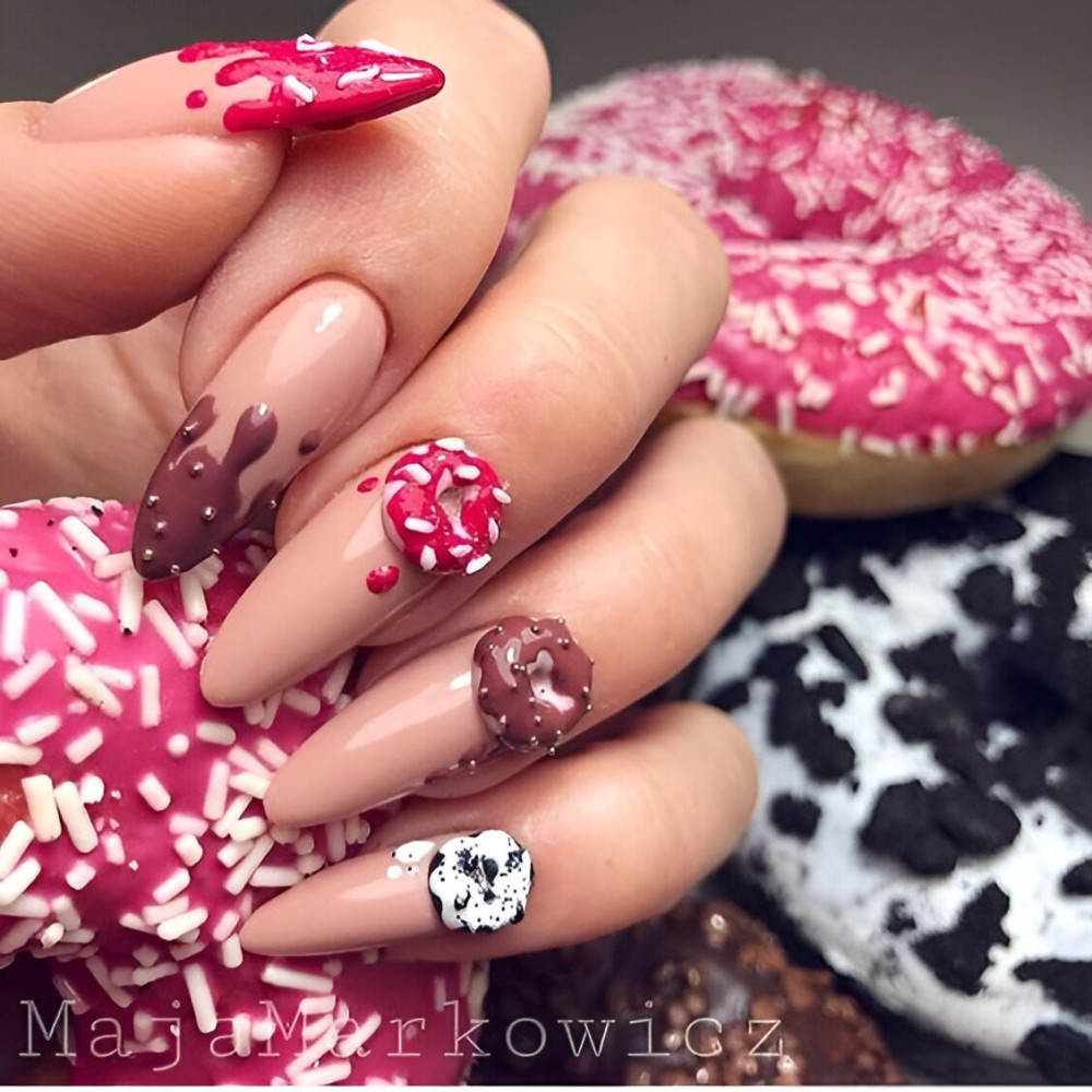 35 Chocolate Nail Art Designs That Are Sweeter Than Candies - 247