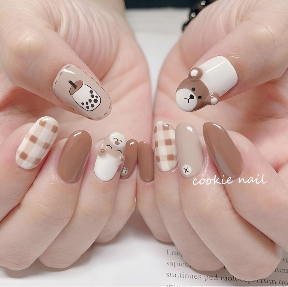 35 Chocolate Nail Art Designs That Are Sweeter Than Candies - 283