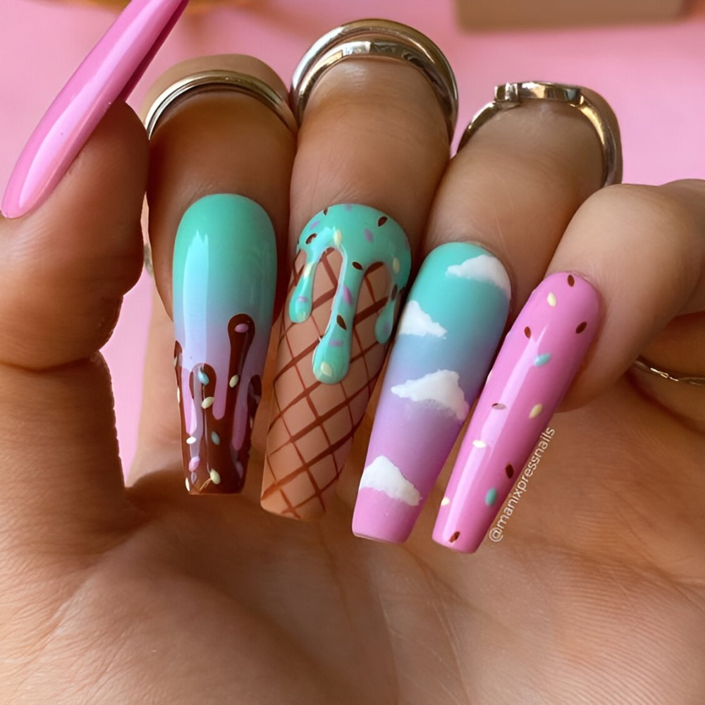 35 Chocolate Nail Art Designs That Are Sweeter Than Candies - 285