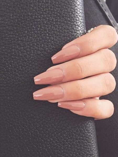 Classic Nude Ballerina Nails