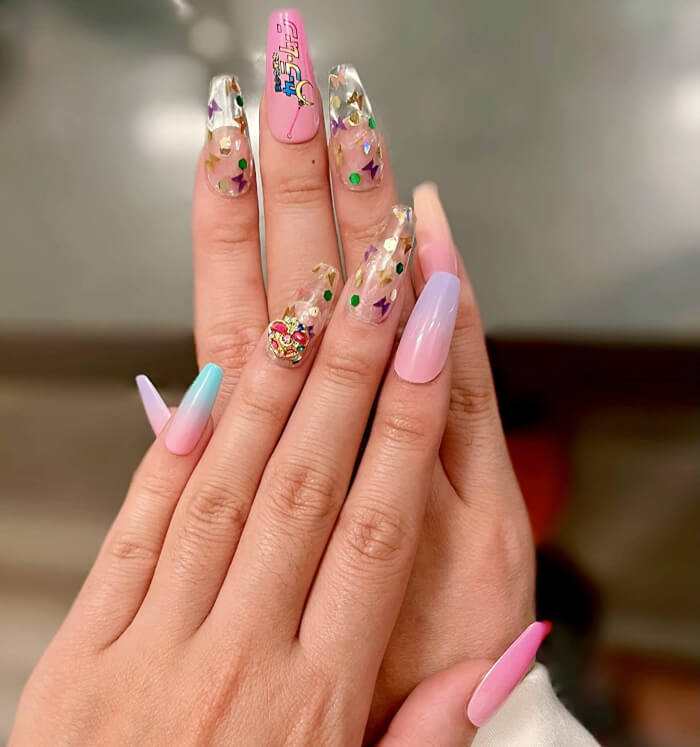 20+ Nail Designs That A Sailor Moon Fan Should Not Miss - 155