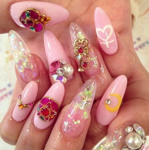 20+ Nail Designs That A Sailor Moon Fan Should Not Miss - 177