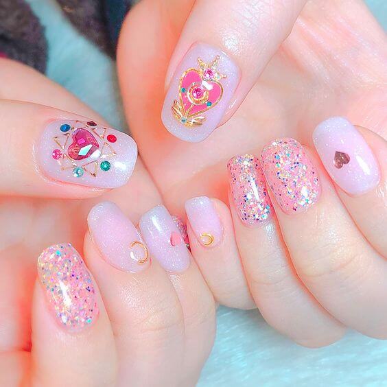 20+ Nail Designs That A Sailor Moon Fan Should Not Miss - 147