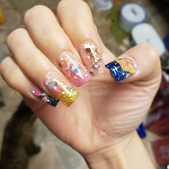 20+ Nail Designs That A Sailor Moon Fan Should Not Miss - 171