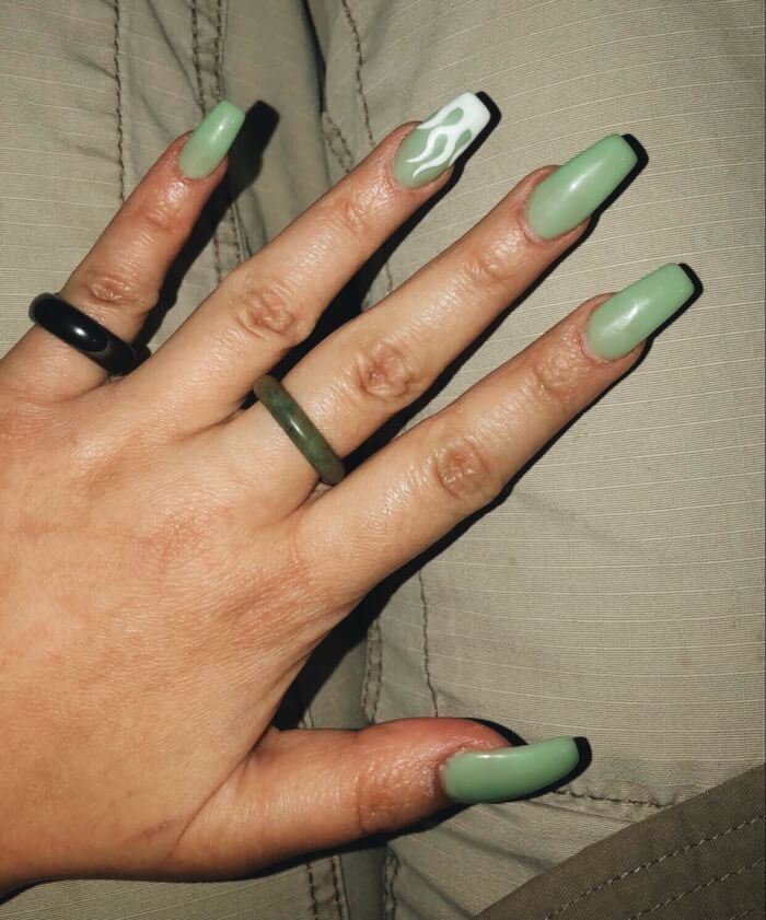 20+ Sage Green Nails That Will Totally Fresh Your Mind - 171