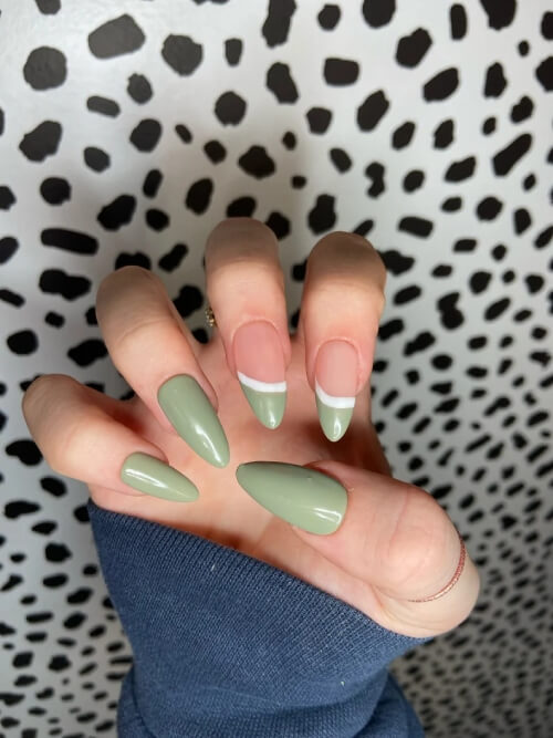 20+ Sage Green Nails That Will Totally Fresh Your Mind - 145