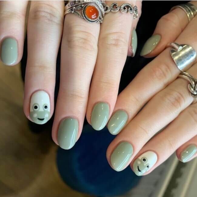 20+ Sage Green Nails That Will Totally Fresh Your Mind - 181
