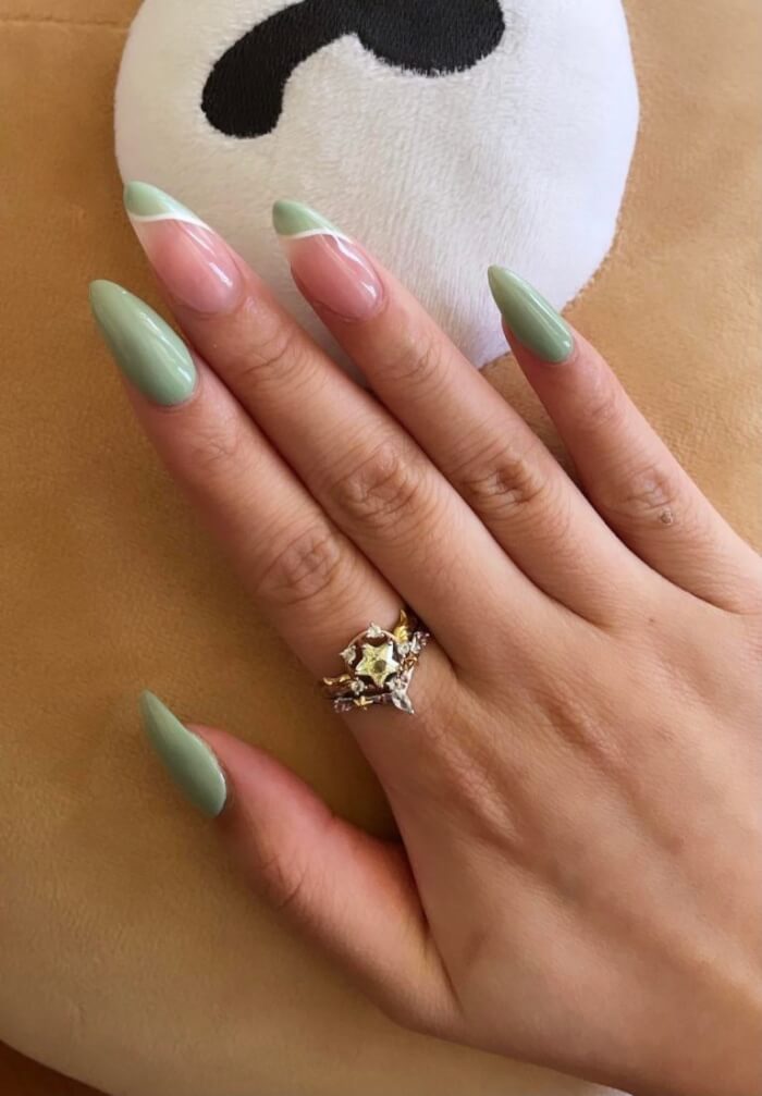 20+ Sage Green Nails That Will Totally Fresh Your Mind - 153