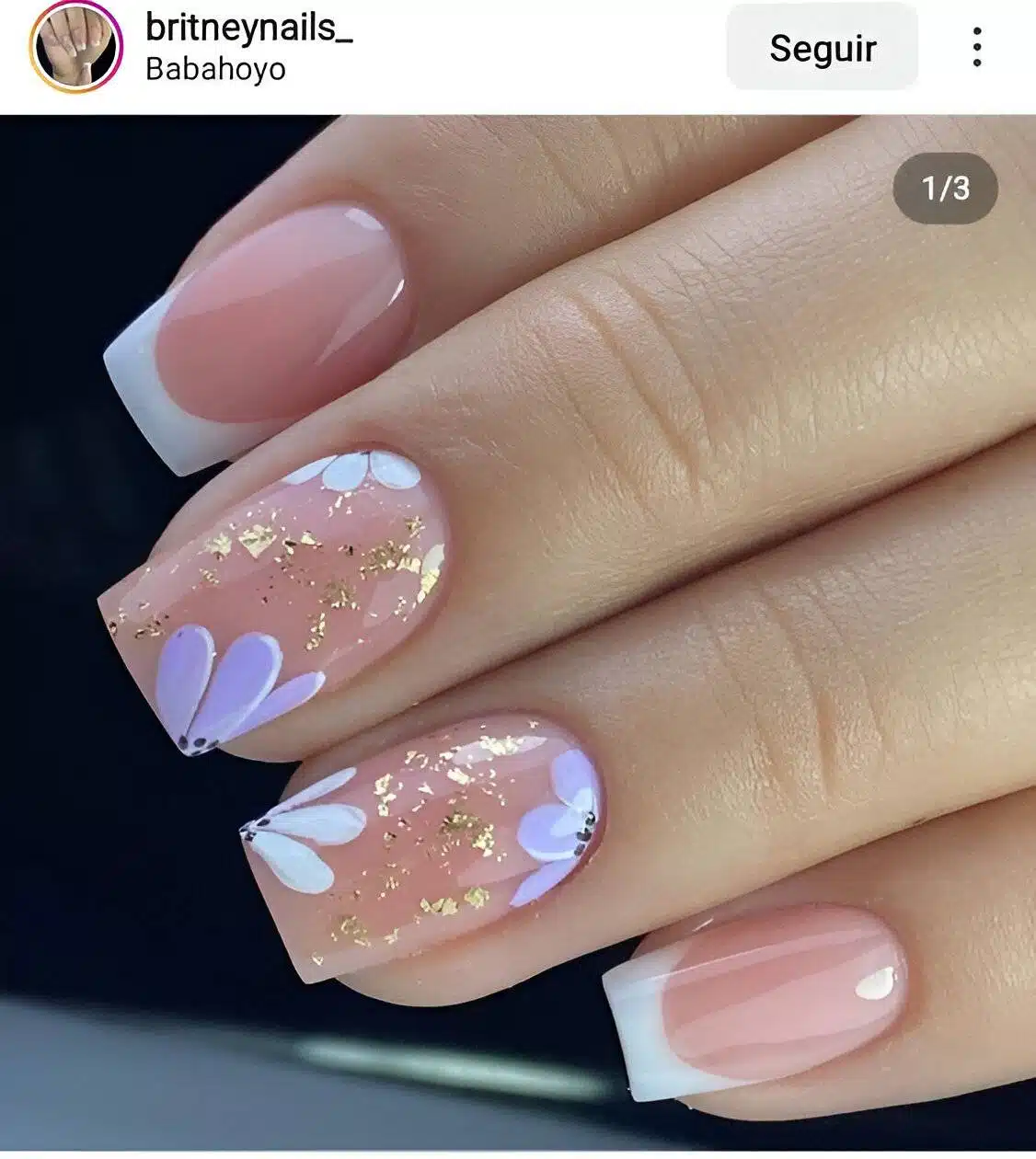 30 Elegant Flower Nail Designs Beautiful All Year Round - 247