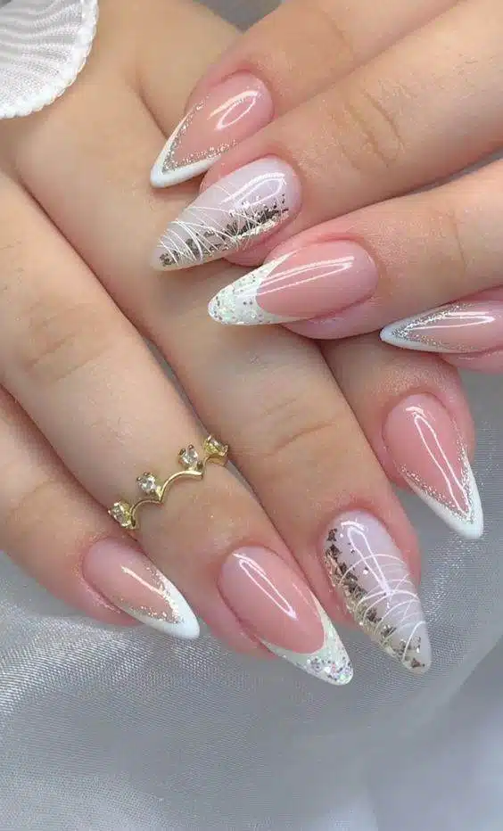 30 Graceful Short White Nail Designs For Beauty Queens - 247
