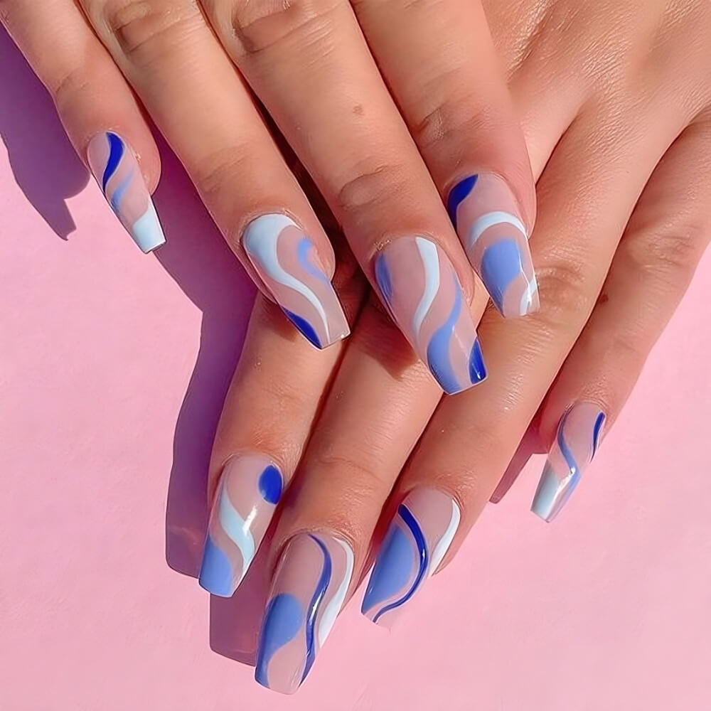 30 Swirl Nail Designs To Get Compliments From Everybody - 219