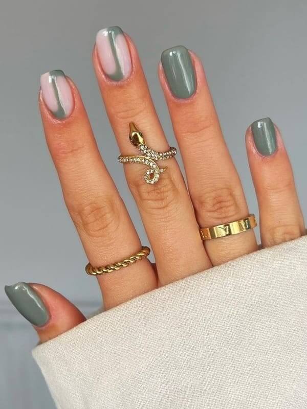 37 Sage Green Nails That Are Worth Swooning Over - 281