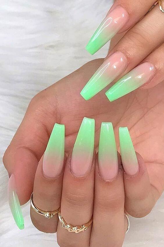 30+ Fabulous Ombre Nail Art Designs That Attract Double Look To Your Manicures - 186