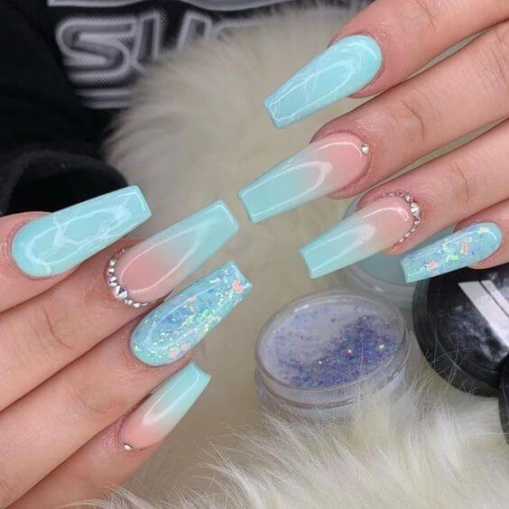 30+ Fabulous Ombre Nail Art Designs That Attract Double Look To Your Manicures - 198