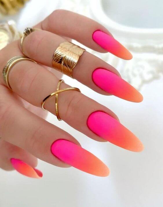 30+ Fabulous Ombre Nail Art Designs That Attract Double Look To Your Manicures - 218