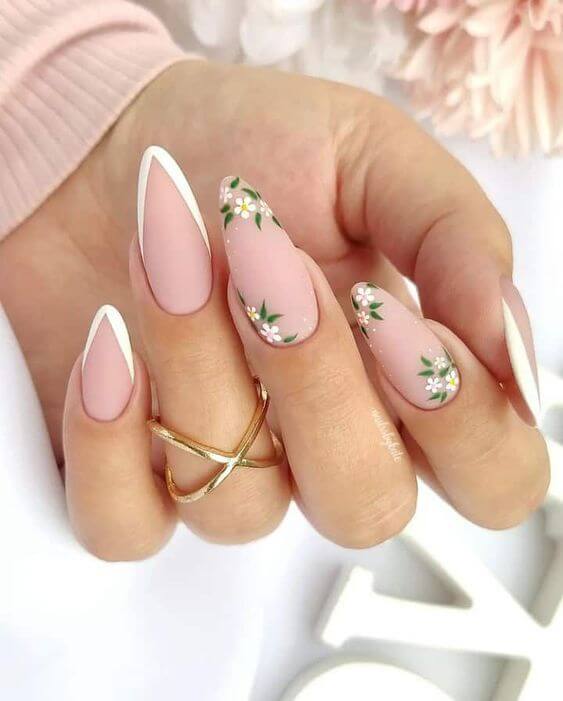 Long Almond Acrylic Nails