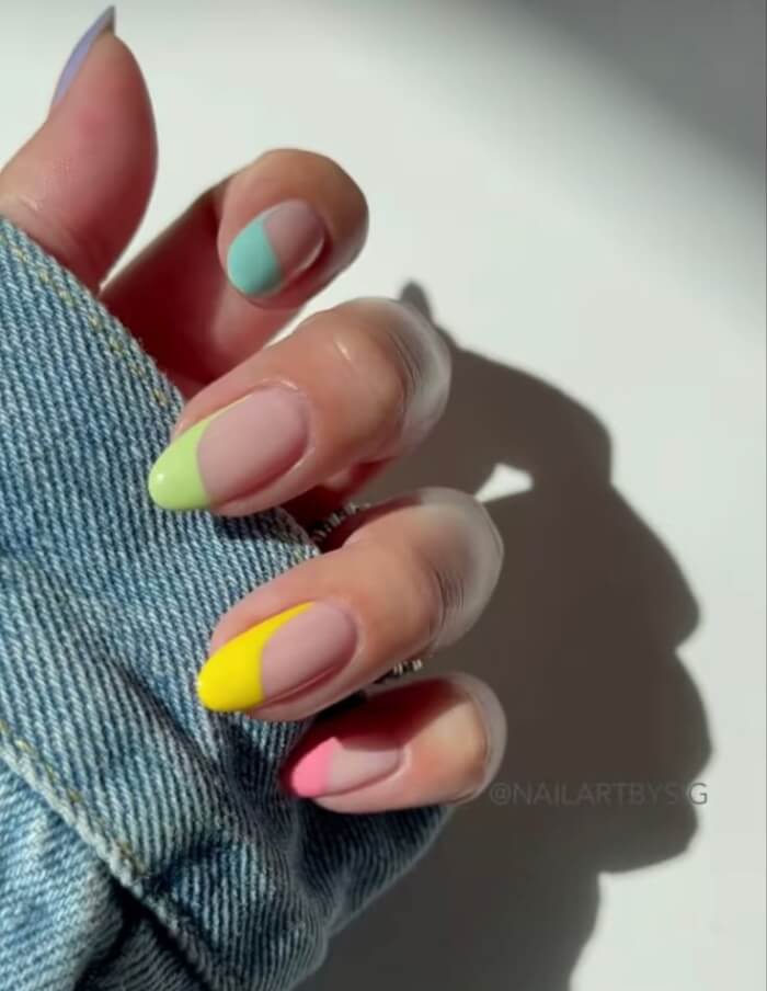 Get Perfect And Beautiful Hands With The Coolest Asymmetrical Nails - 137