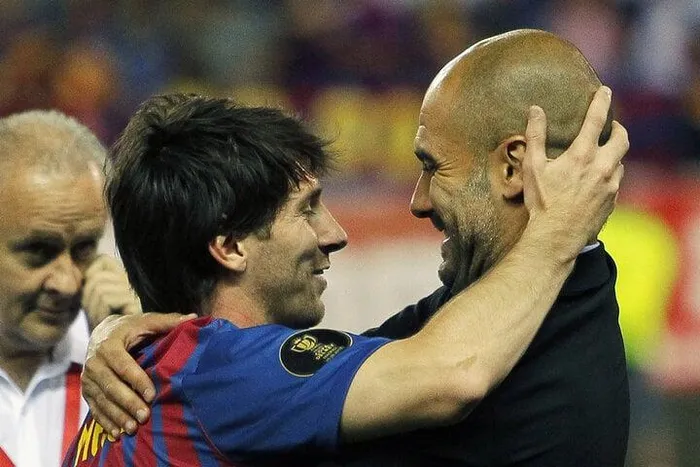 Messi có mối quan hệ thân thiết với HLV Pep Guardiola.