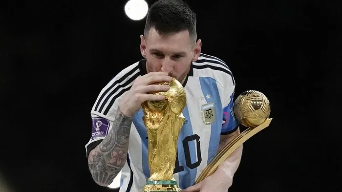  Ngôi sao Argentina đã giành Quả bóng vàng thứ 8 nhờ sự tỏa sáng ở World Cup 2022. Ảnh: GETTY. 