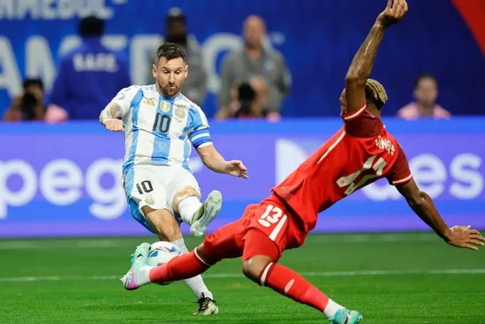  Messi chơi nổi bật trong hai trận thắng Canada và Chile giúp đội tuyển Argentina sớm giành vé vào tứ kết Copa America. Ảnh: GETTY. 