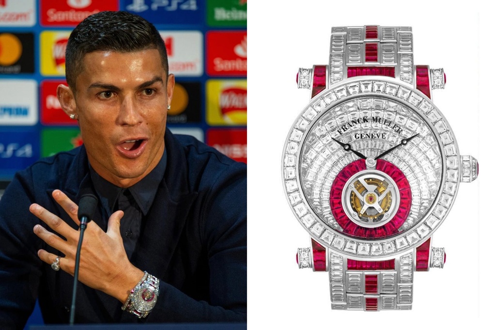 Bóc giá bộ sưu tập đồng hồ tiền tỷ, nạm kim cương của Cristiano Ronaldo - 5